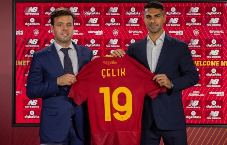 官方:罗马签下里尔右后卫切利克,双方签约至2026年