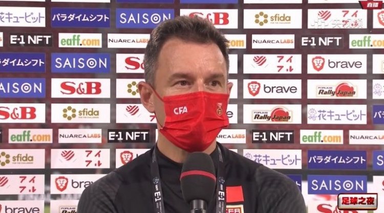 扬科维奇:第一个丢球不太走运,对阵日本时控球要更加冷静