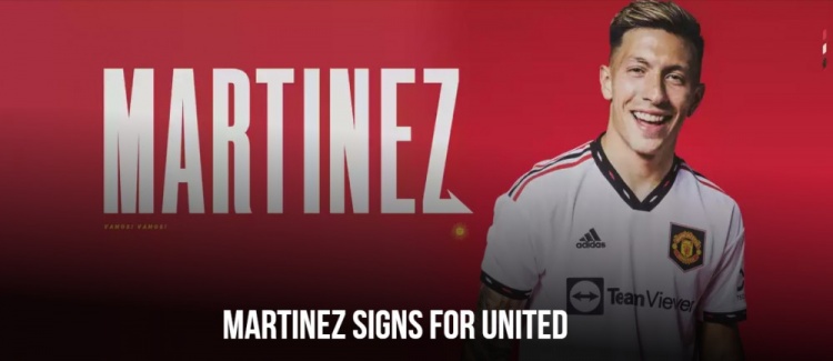 曼联官方:利桑德罗-马丁内斯正式加盟,签约至2027年