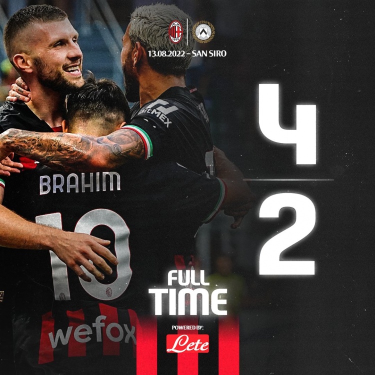 圣西罗南看台:火力全开拿下小斑马,米兰踢出高性价比开门红