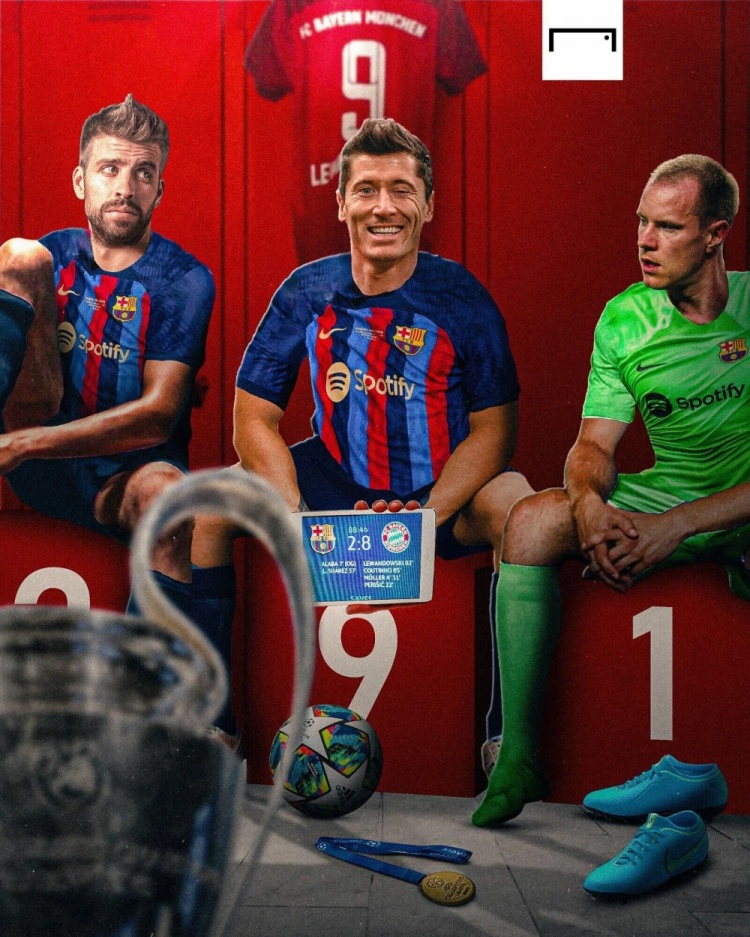 不堪回首?两年前的今天,拜仁欧冠八强战8-2血洗巴萨