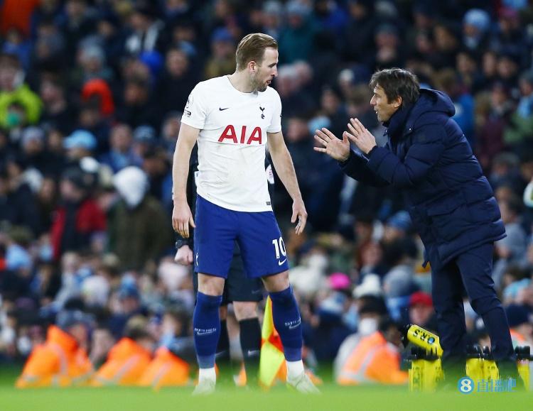 孔蒂上任热刺主帅以来,凯恩对阵“BIG6”其他五队均有进球