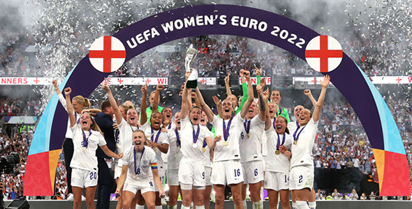英格兰女足首夺欧国杯冠军