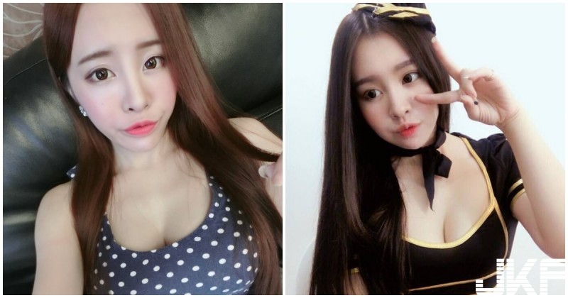 10公分的深邃事業線！　正妹子寧兒E奶太火辣，視線整個移不開了…