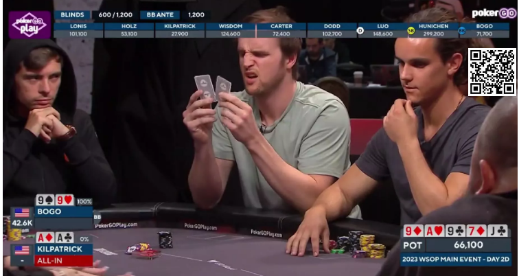 【EV扑克】“A葫芦”撞“炸弹”,在WSOP主赛以这种方式出局也太悲催了