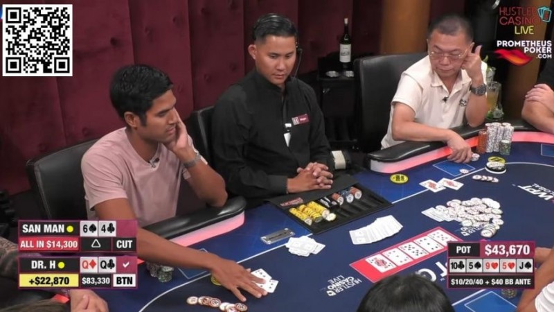 【EV扑克】6嗨call all-in引发的血案:对手看错底牌,他的筹码你收不收?