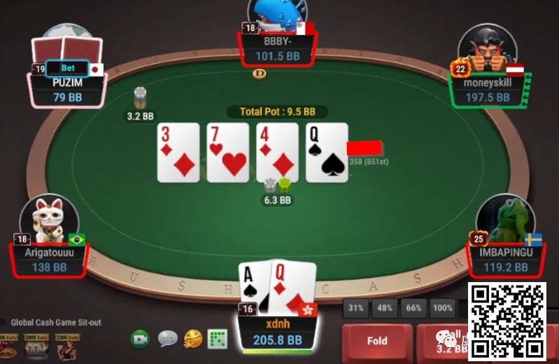 【EV扑克】牌局分析:保护转牌过牌范围