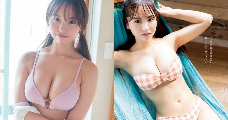 發育太犯規！18 歲女團成員「本鄉柚巴」寫真再曬「巨大胸器」辣翻網友