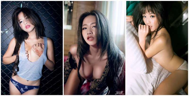 「美乳正妹」的野性誘惑！最性感的女體藝術，眼神跟身材都太完美了！