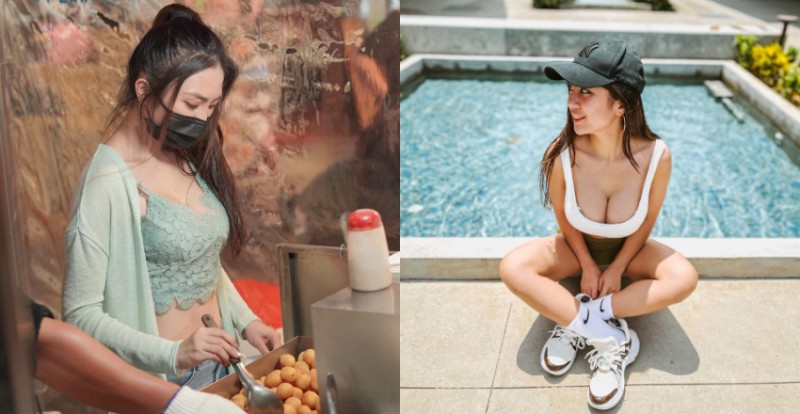 又圓又大…我是說地瓜球！台中大甲地瓜球老闆娘身材超火辣