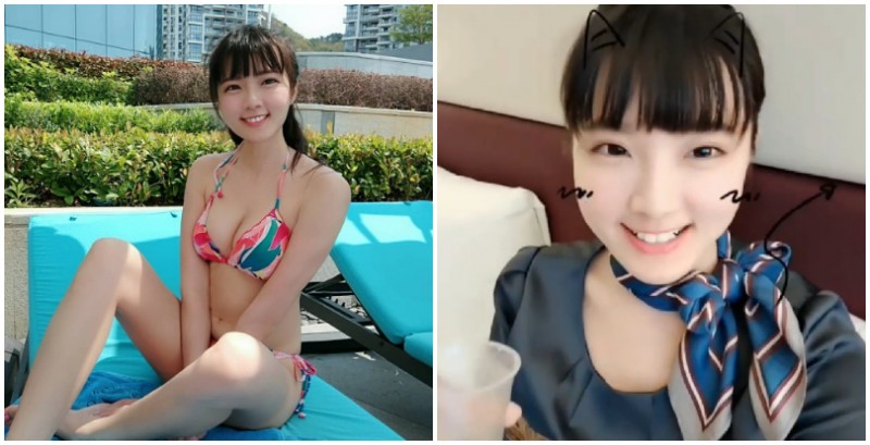 一邊可愛一邊辣！威航「最美空姐」甜美臉蛋還有爆乳身材，根本就是最理想女友啊！