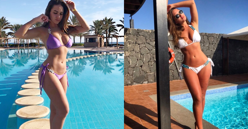 夏日限定！「性感比基尼妹」完美曲線太誘人　「胸前微笑線」打招呼超幸福