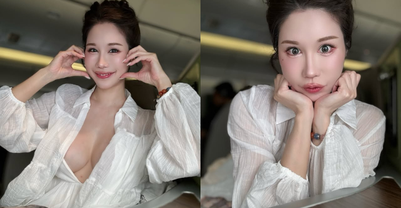 猛乳旅客「辛尤里」落地就發照，「邪惡亮點」讓粉絲暈機！