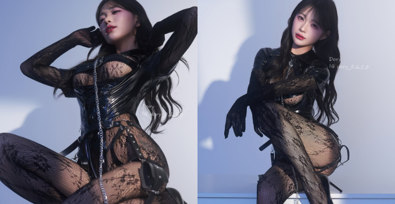 誘惑女特務「Dory」蕾絲勾引，「跪地爆乳」全民投降！