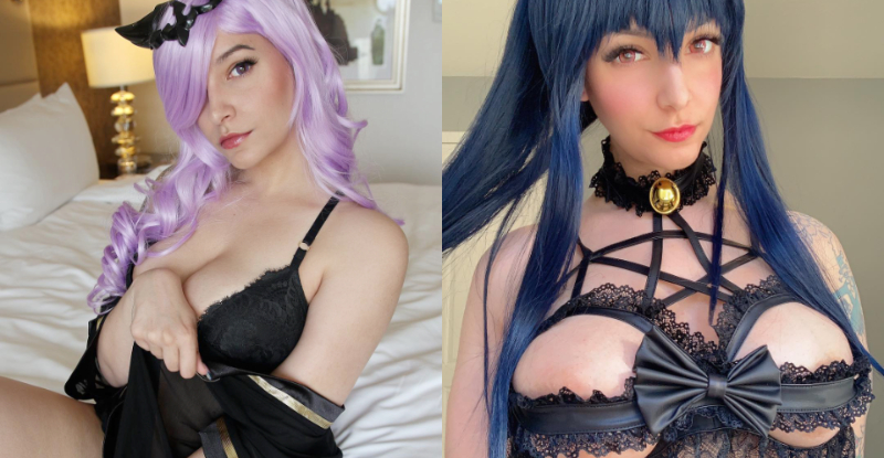 性感Coser配備又大又圓碗公奶　不用抬頭挺胸就乳型堅挺…3D立體感十足