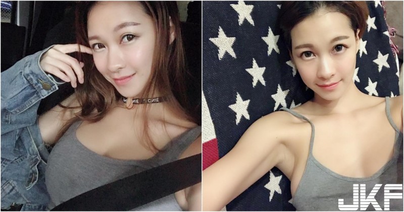 想當她的安全帶～「性感小貓」太調皮，清涼背心擋不住「肉球外溢」