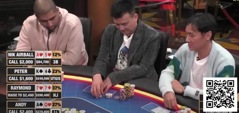 【EV扑克】Andy面对气球河牌的过牌-加注赔率极佳，做出惊人弃牌，但这却不是最佳决策？