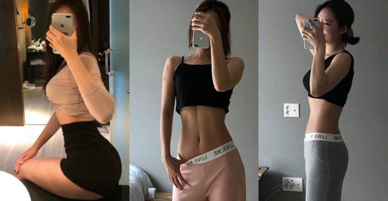 妹子好主動！褲子下拉大露「精緻馬甲線」，S型惹火曲線貼身乍現！