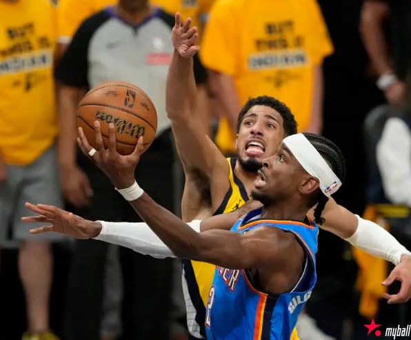 迈博体育 SGA24分哈利伯顿22+11+9 步行者胜雷霆总分2-1