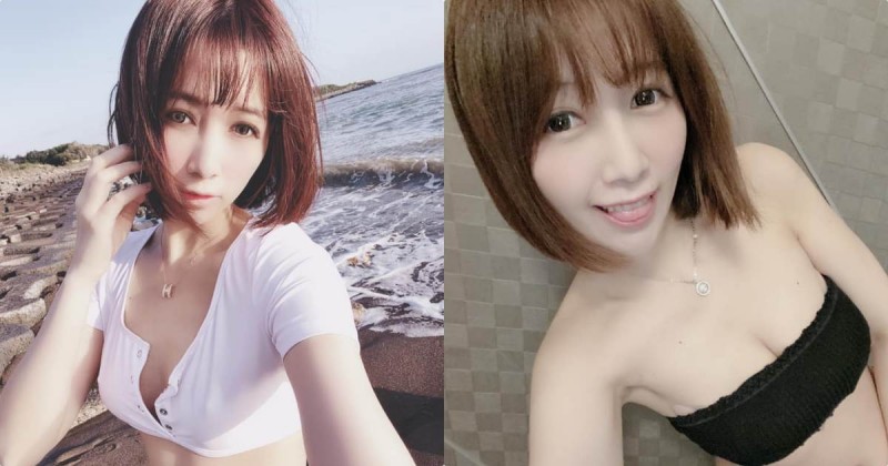 正妹Annbabe安安「短上衣火辣解扣」，酥胸微露立刻撩倒粉絲！