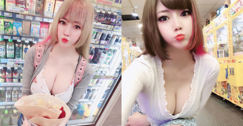 人氣直播主「陳甜芯」帶著「狂傲長輩」夾娃娃，白嫩濠溝讓台主直接投降獻禮！