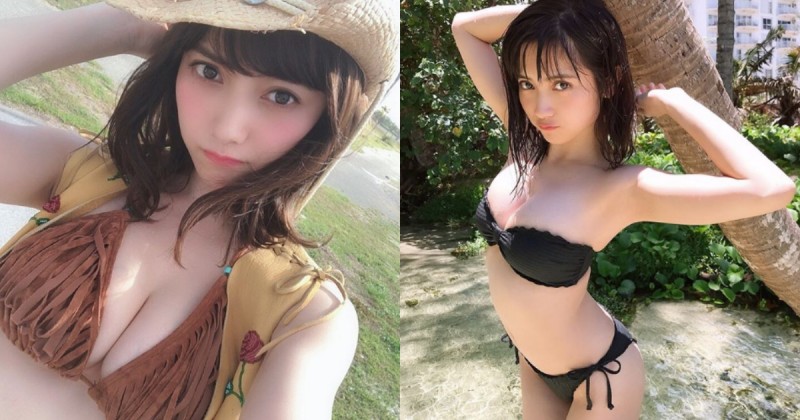 甜美小護士轉職「美乳寫真女星」，白嫩嫩火辣身材「清純又性感」！