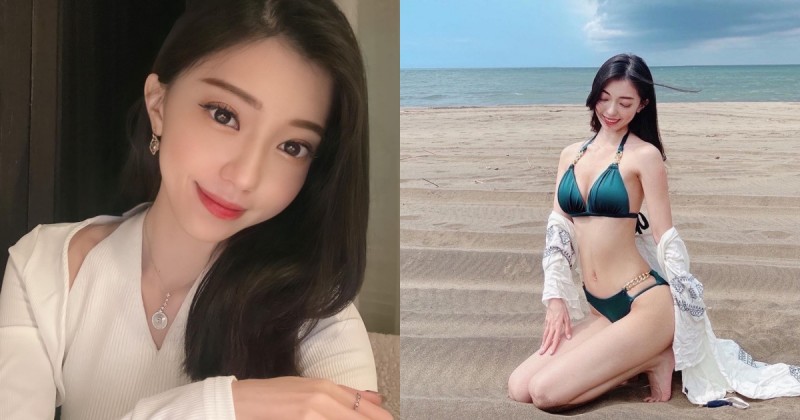 氣質小隻馬「蓉蓉兒」夏天第一套！海邊秀窈窕體態，「蠻腰美腿」太厲害啦！