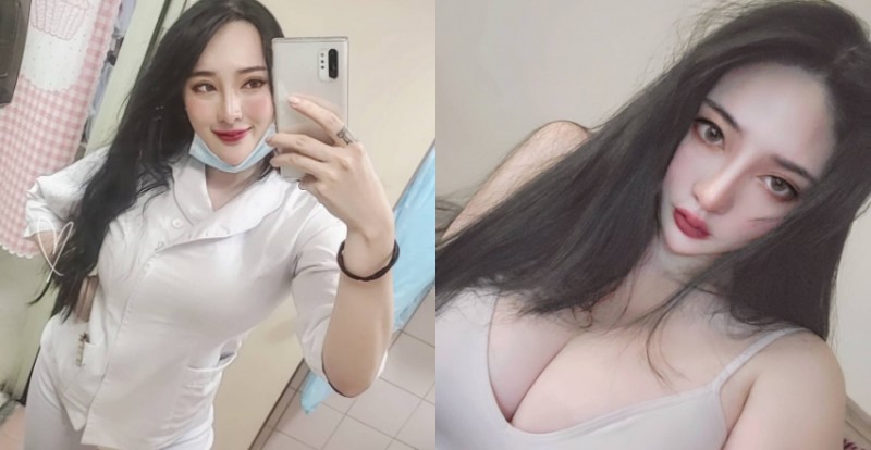 制服總是撐到最緊！全台最辣護理師「黃靜」巨乳身材讓病患招架不住