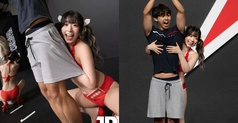 都伸進去了！最強小隻馬「沙月惠奈」TRE舞台上亂摸，「肉體尋寶」男粉臉紅