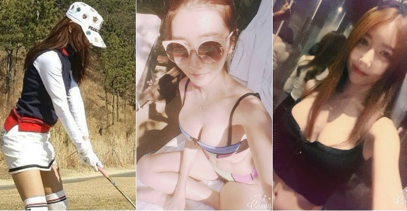 看好啦！長腿正妹「圓潤小屁屁」夾緊挑戰一桿進洞！S曲線讓人好上火