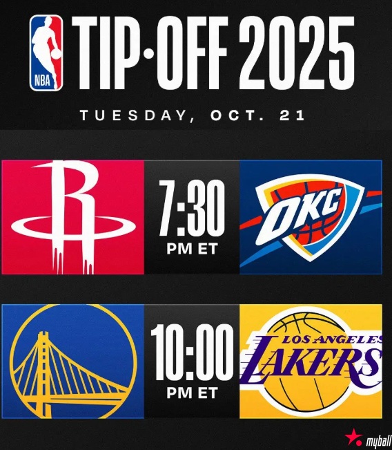 大发体育-NBA官宣新赛季揭幕战:火箭VS雷霆 勇士VS湖人,大发助力你的致富之路!