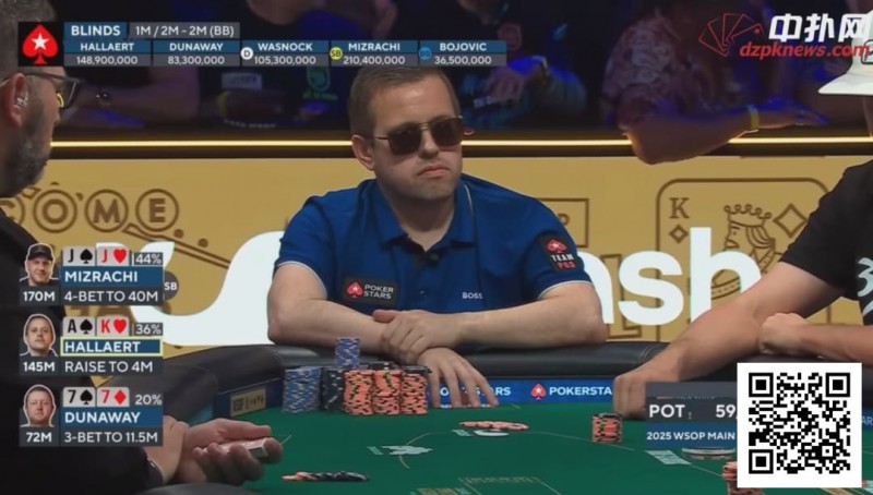 【EV扑克】价值700万刀的决策!FT 5人桌记分牌第二面对第一的4bet,AK是弃还是推?