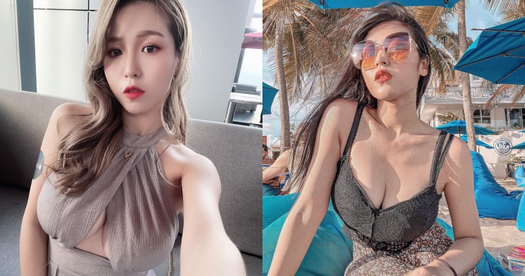 正妹「婠妍」美國出遊照連發！海邊放風「F 級好身材」造福網友