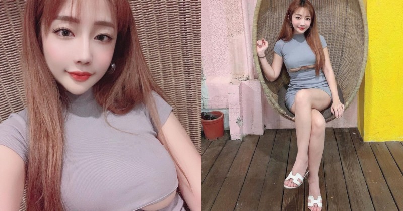 超兇猛洋裝設計！32E美乳正妹「小莎莉」南半球掉兩顆，網友直呼：好大好厲害！