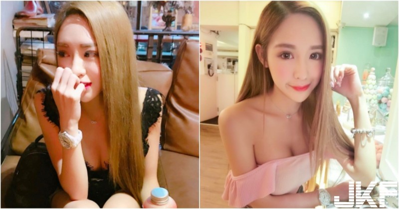 對面妹子「身材太兇猛」！緊身低胸洋裝「雪白深溝」好明顯！