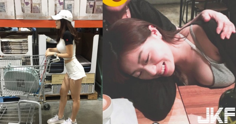 又想癱瘓台北？COSTCO驚見「翹臀美乳」正妹，奶奶「又圓又軟」整個放上桌，桌子都in啦…