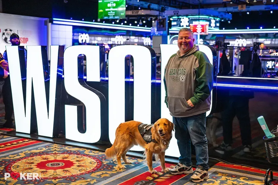 【EV扑克】带着金毛打WSOP?“没有它,我可能会死在牌桌上”