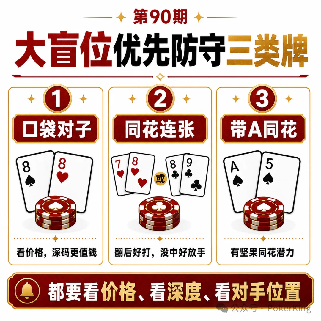 【EV扑克】大盲位漏钱指南:为什么你明明没输大池,筹码却在一点一点少?