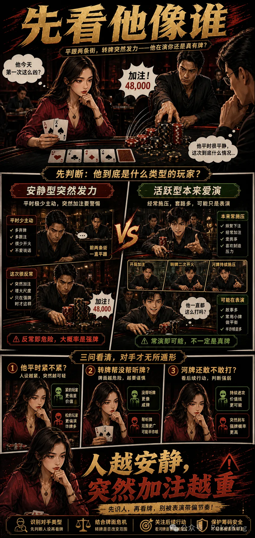 【EV扑克】转牌被加注,到底该不该抓?先看三个破绽再决定