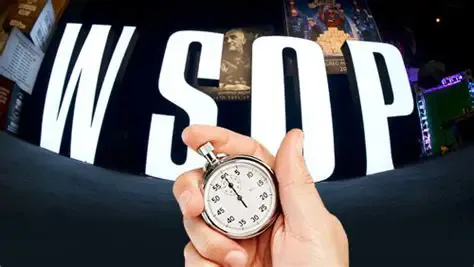 【EV扑克】17分钟长考的代价:全体上钟!WSOP中途改规则玩家当场炸锅