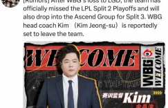 【沙巴娱乐】外网爆料：WBG跌入涅槃组后，主教练金晶洙Kim将离开WBG！